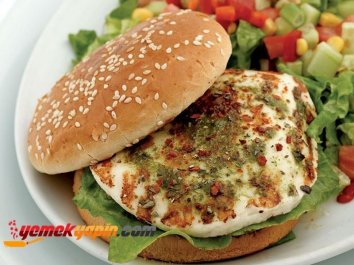 Hellim Peynirli Hamburger Salatası Tarifi, Nasıl Yapılır?