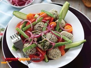 Ispanak Falafelli Salata Tarifi, Nasıl Yapılır?