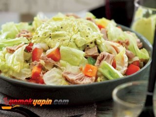 Ton Balıklı ve Avokado Soslu Salata Tarifi, Nasıl Yapılır?