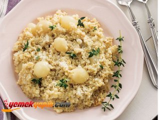 Arpacık Soğanlı Kepekli Bulgur Risotto Tarifi, Nasıl Yapılır?