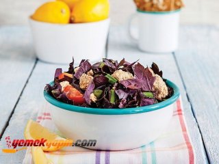 Baharatlı Labne Peynirli Salata Tarifi, Nasıl Yapılır?